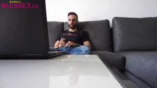 Magic Javi and Zeus Ray's first time with a huge cock - watch them get steamy with it! - 4 image