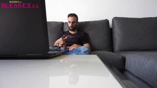 Magic Javi and Zeus Ray's first time with a huge cock - watch them get steamy with it!