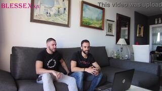 Magic Javi and Zeus Ray's first time with a huge cock - watch them get steamy with it! - 8 image