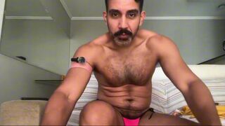 Hot Solo Action with Daniel Sanches: Trying on new thongs, getting steamy and sexy! - 5 image
