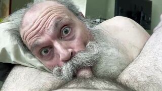 Tyler Preston dominates chubby bear with his huge cock in hot POV fuck-fest with Fuzzybeardboy