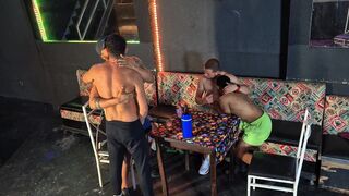 Felipe, James & Diego's bar orgy: Depraved domination, ass training & anal fun with Rodriguez, Mauricio & James
