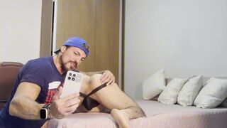 Wantonboy & HotPaulistano worship and lick each other's feet in wild amateur anal session