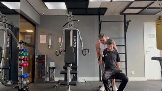 Jair Allves takes a raw anal pounding from gym buddy's massive cock - 4 image
