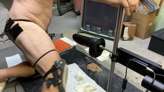 Watch this hot dude get his ass destroyed with a condom and squirt like a fountain - 9 image