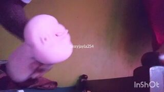 Jimnkk's young African babe can't get enough of BBCs and cumming hard - 3 image