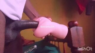 Jimnkk's young African babe can't get enough of BBCs and cumming hard - 6 image