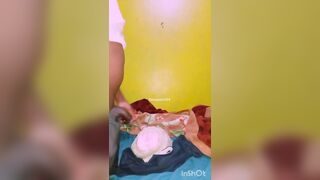 Jimnkk moans in pleasure as he takes a hard doggy-style pounding with his toy - 2 image