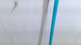 Danielbrasil98 jerks off to orgasm in bathroom with no mercy - 1 image