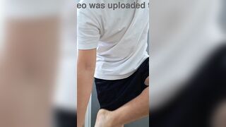 MarcosWillian7 caught in the act, punished with foot job & mouthful in bathroom - 10 image