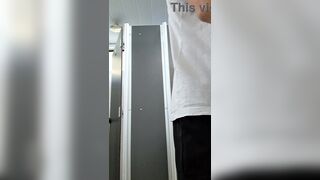 MarcosWillian7 caught in the act, punished with foot job & mouthful in bathroom - 9 image