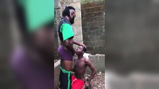 Bigmigh & Little Brown's curvy bodies take turns getting drilled by a hung black stud - 5 image