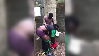Bigmigh & Little Brown's curvy bodies take turns getting drilled by a hung black stud - 6 image