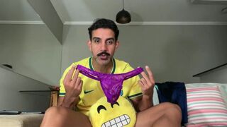 Daniel Sanches goes wild with his sexy collection of underwear during the World Cup Serie - 6 image