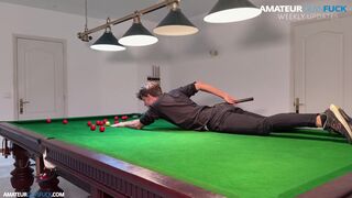 Blue Angel, Danny Fontana, Danny Twink, and Gabriel Parker take turns fucking our asses with billiards - 2 image
