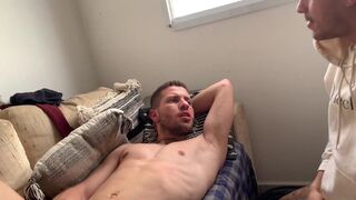 My friend's boyfriend caught us in the act & we had to lick it all up! - 6 image