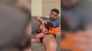 Lucas Nobre Tesudo dominates Gauchogarcia's perfect ass after game night - 5 image
