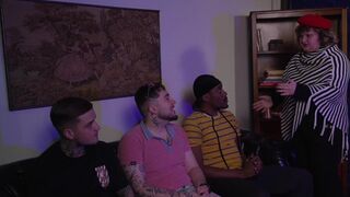 Behind the scenes: Dorn, Bob Willian & Euerickdiaz in wild interracial threesome with heavily tattooed studs - 3 image