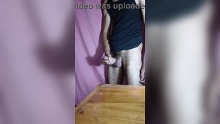 Watch Mawaquelium's skinny body jerk off and take a massive load in her bedroom - 9 image