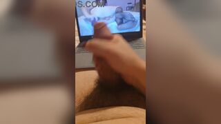 Young stud Mr Dimples goes wild with his own solo play & gives a footjob - 11 image