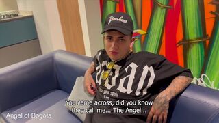 Watch as a straight guy gets a hot surprise from his next-door neighbor's feet - Medellin 1 - A bareback threesome! - 6 image