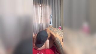 Os Diegos, Jadyko & Diego Marques humiliate and pleasure their well-endowed buddies with a condom test! - 2 image