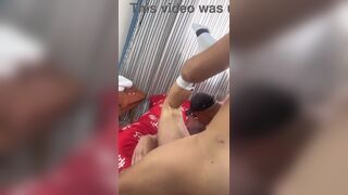 Os Diegos, Jadyko & Diego Marques humiliate and pleasure their well-endowed buddies with a condom test! - 8 image