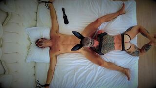 Watch Falcon Al's well-endowed amateur boy toy control his own load in POV doggystyle action - 6 image
