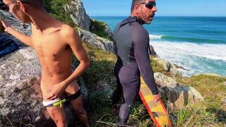 Watch Kinholiver and DropboyFloripa devouring surfer's brains on Florianopolis beach! - 5 image