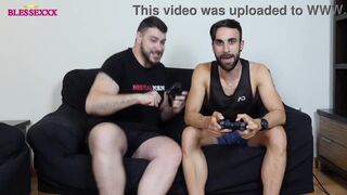 Watch Magic Javi & Zeus Ray get down and dirty with their friends' hard cocks in a wild homemade handjob video - 9 image
