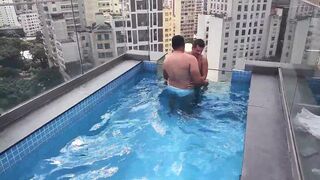 Watch Yuri Gaucho get her hairy armpits stuffed with a massive cock while dressed as a security guard in parody video - 9 image