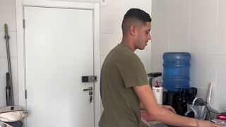 Naughty neighbor uses power bank to take double the pleasure in kinky femboy fantasy with Gustavo & Rodrigo - 1 image