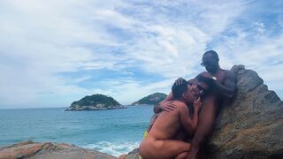 Renato Carioca Rj dominates and fucks a group of guys on Abrico Beach, Rio de Janeiro - 2 image