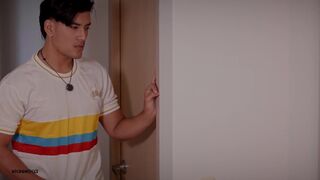 Watch Ferxclusive's tight ass get destroyed by a massive cock while bro watches in awe - 1 image