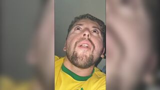 Blackjesus & Marcoswillian7 team up to get a Brazilian belly rub in their mouths - 15 image