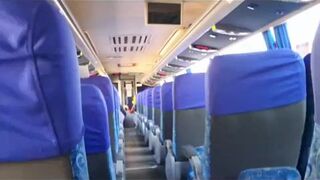 Marcoswillian7 caught rubbing one out on a public bus and caught on tape - 1 image