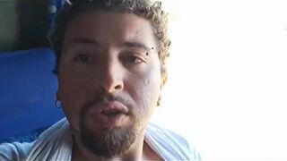 Marcoswillian7 caught rubbing one out on a public bus and caught on tape - 13 image