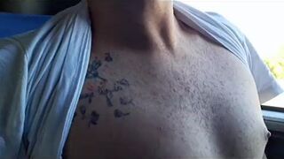 Marcoswillian7 caught rubbing one out on a public bus and caught on tape - 14 image