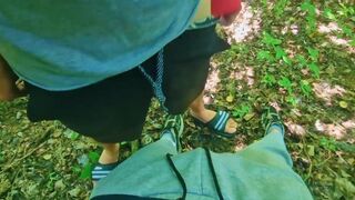 Hot and heavy: Archik and HotBigCock share a raw park sex session with a cum-covered ass - 2 image