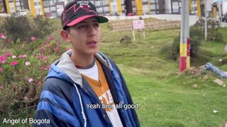 Two horny amateurs go wild with deep throat skills in hot POV video of a tattooed Latino dude with a deep throat - 1 image