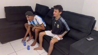 Watch Don Putao's Argentinean socks get you off in public like a champ! - 1 image