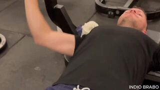 Felipe Hunke and friends take turns licking and double-stuffed by muscular guys - 3 image
