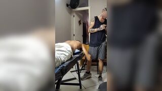Kinky black dude seduces anddegrates young Jonathan Massagista after massage - 3 image