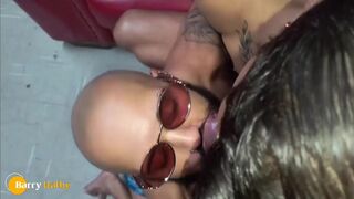 Watch Junior Delao & Barry Halby get their tight asses stretched by hung studs in public cinema - 4 image