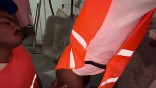 Hot construction workers caught in the act: I didnt know it, but they were caught in the act! - 4 image