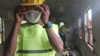 Behind the scenes: Watch these workers getting kinky with each other in the end of the project! - 1 image