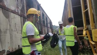 Behind the scenes: Watch these workers getting kinky with each other in the end of the project! - 12 image
