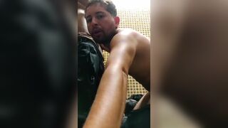 Blackjesus caught in the act: Marcoswillian7 gets wild in São Paulo restroom - 11 image