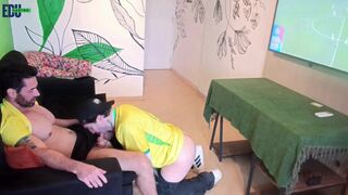 Watch Edu Kastro pound his hot neighbor's tight ass while his wife is out - complete in red - 6 image
