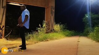 Watch Barry Halby's massive rod get worshipped by a black guy under the overpass - 15 image